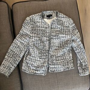 Metallic Tweed Ann Taylor blazer